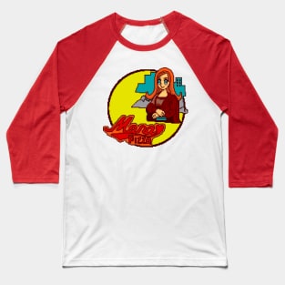 Mona Pizza Baseball T-Shirt